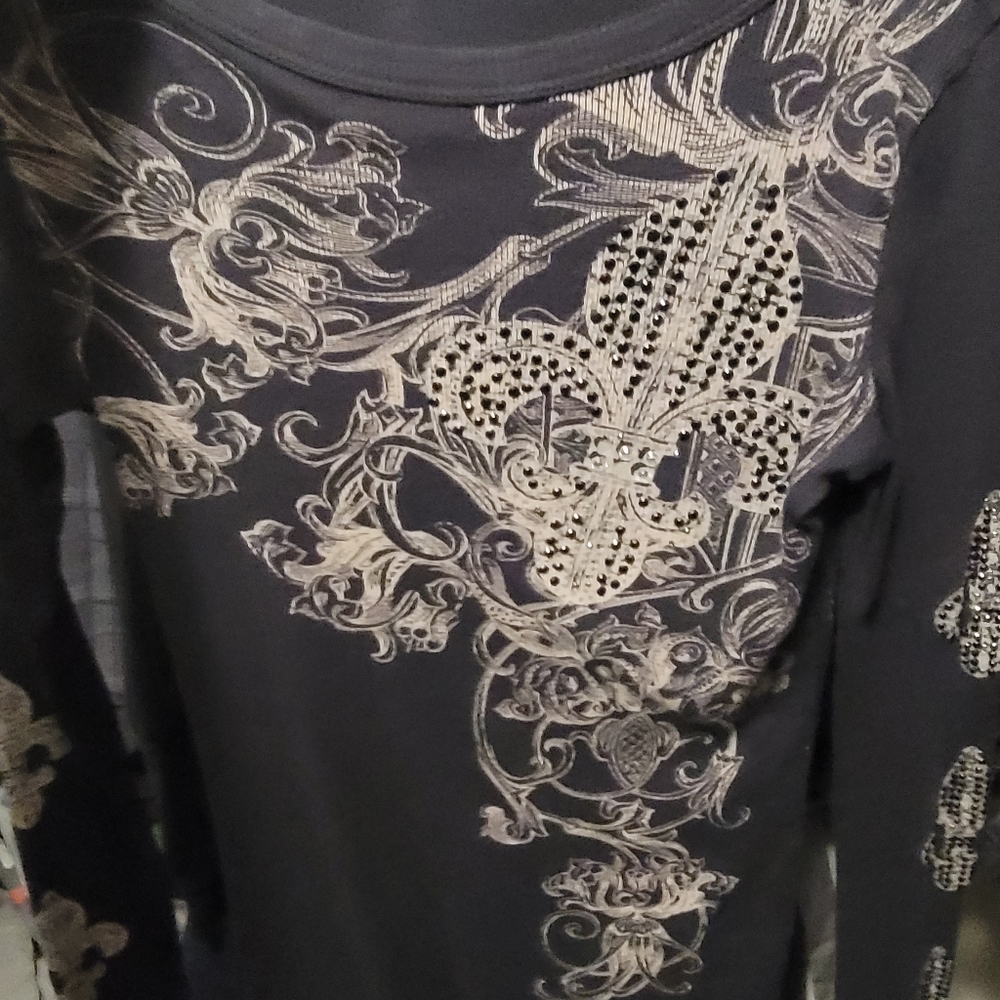 Womens long sleeve cathedral print